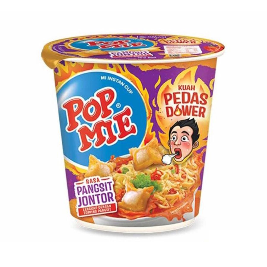 Pop mie pedas dower pangsit jontor cup