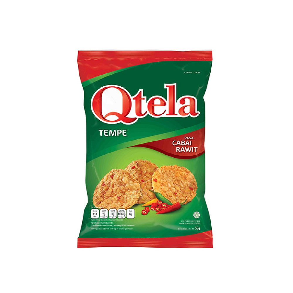 Qtela Keripik Tempe 12x55gr