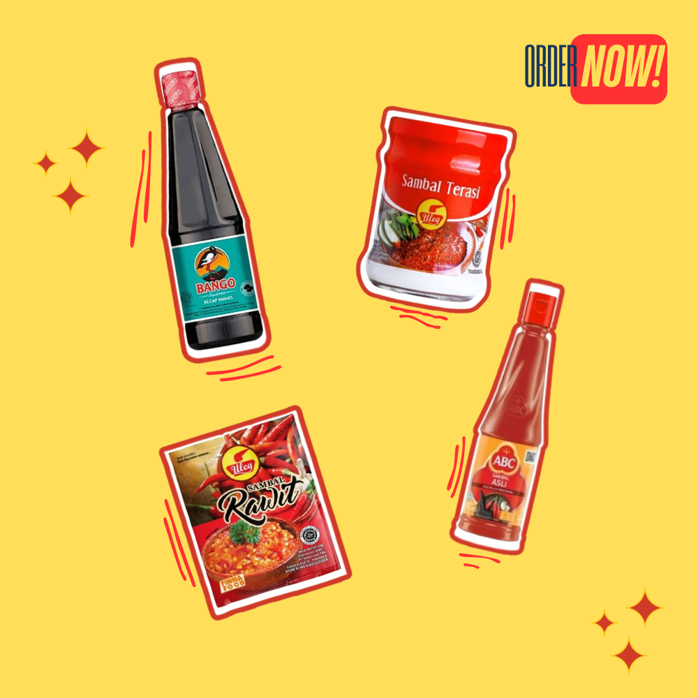 Sauces/Sambal (Chili Paste, Soy Sauce)