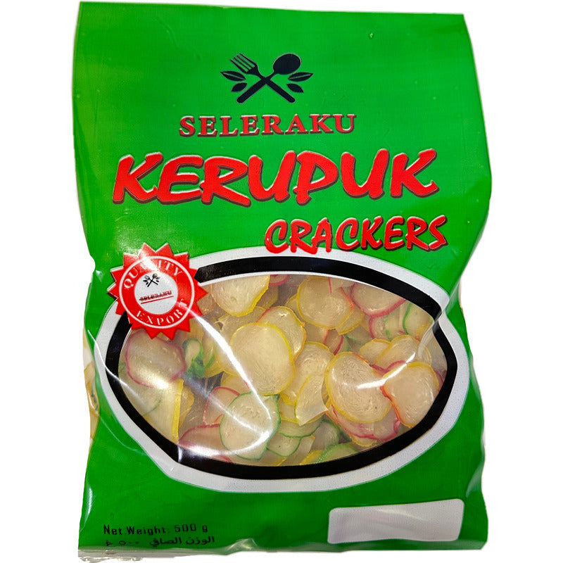 Kerupuk Bawang Warna (Onion Crackers) 500g
