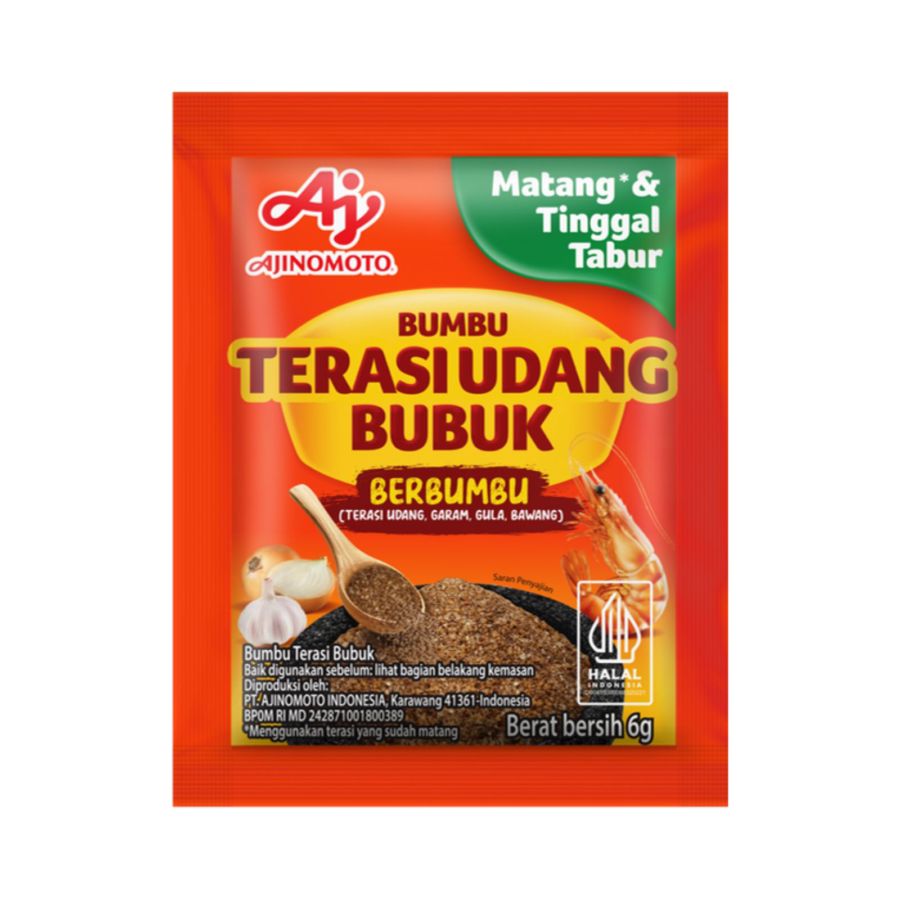 Ajinomoto terasi udang bubuk (shrimp powder) 10 schts