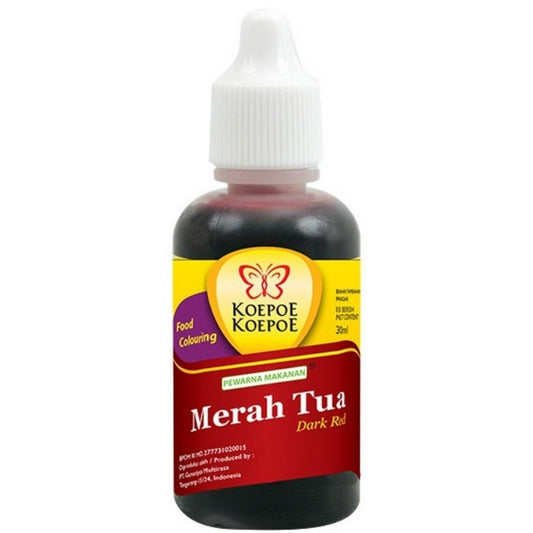 Koepoe Koepoe Pewarna Makanan Merah Tua 30ml