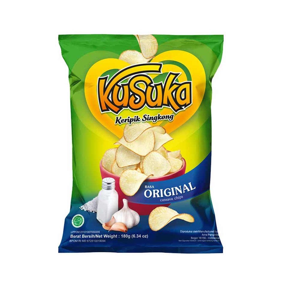 Kusuka Keripik Singkong 10x180gr