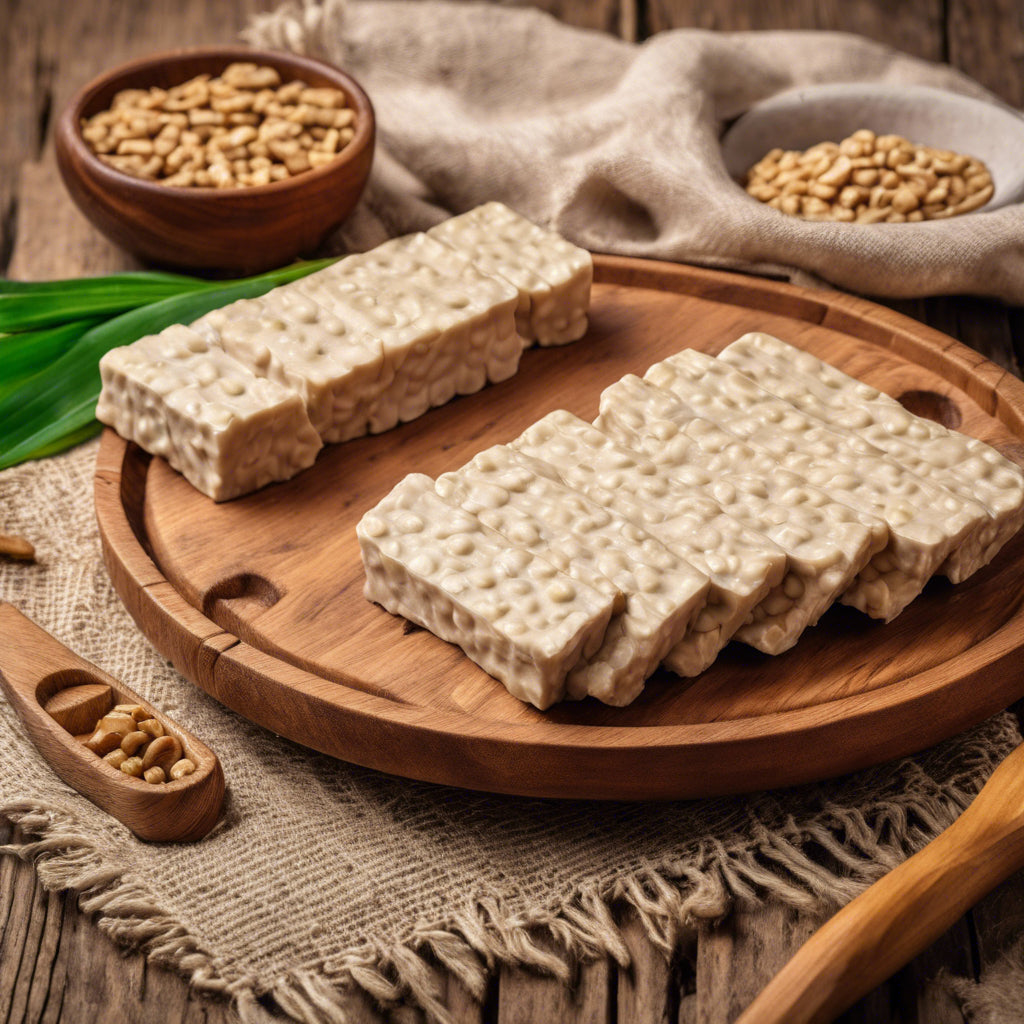 Tempeh Fermented Soy Bean Alfamart Foodstuff tempeh-fermented-soy-bean-alfamart-foodstuff