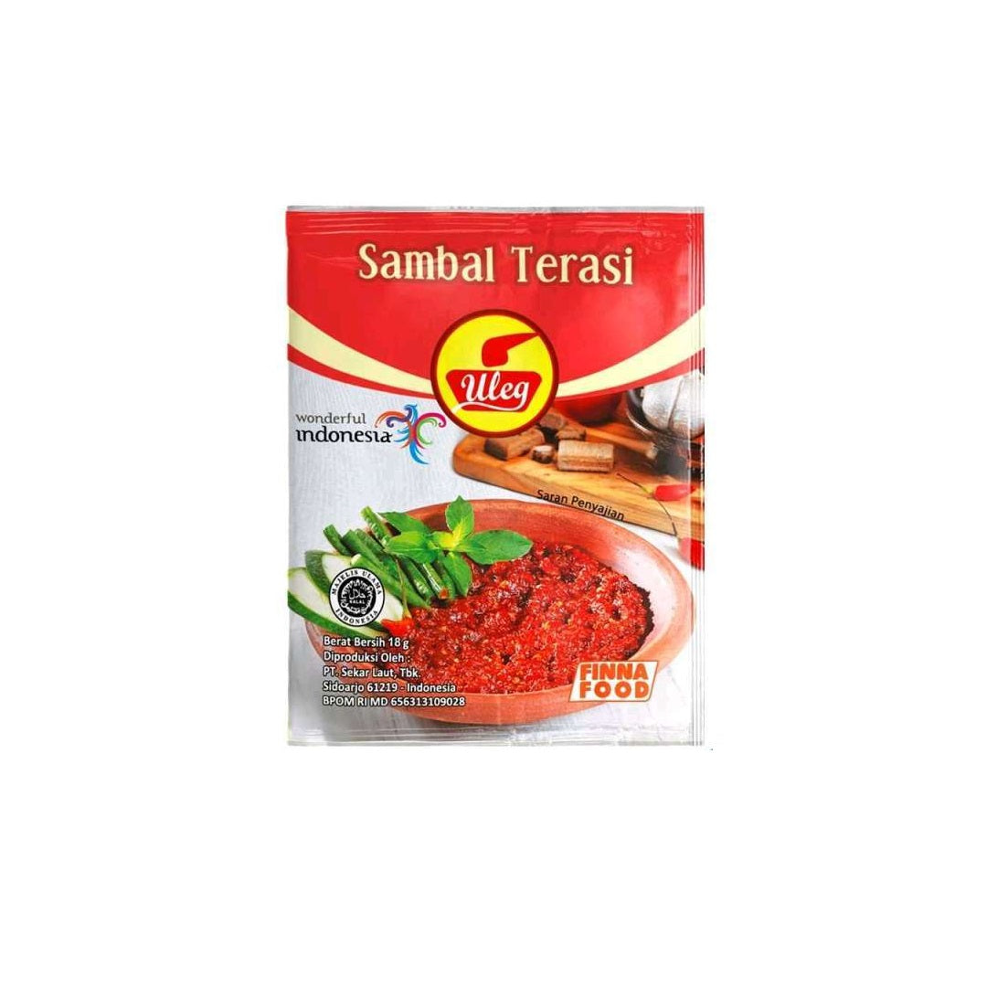 Uleg Sambal Terasi Sachet 18gr (10 Pcs)